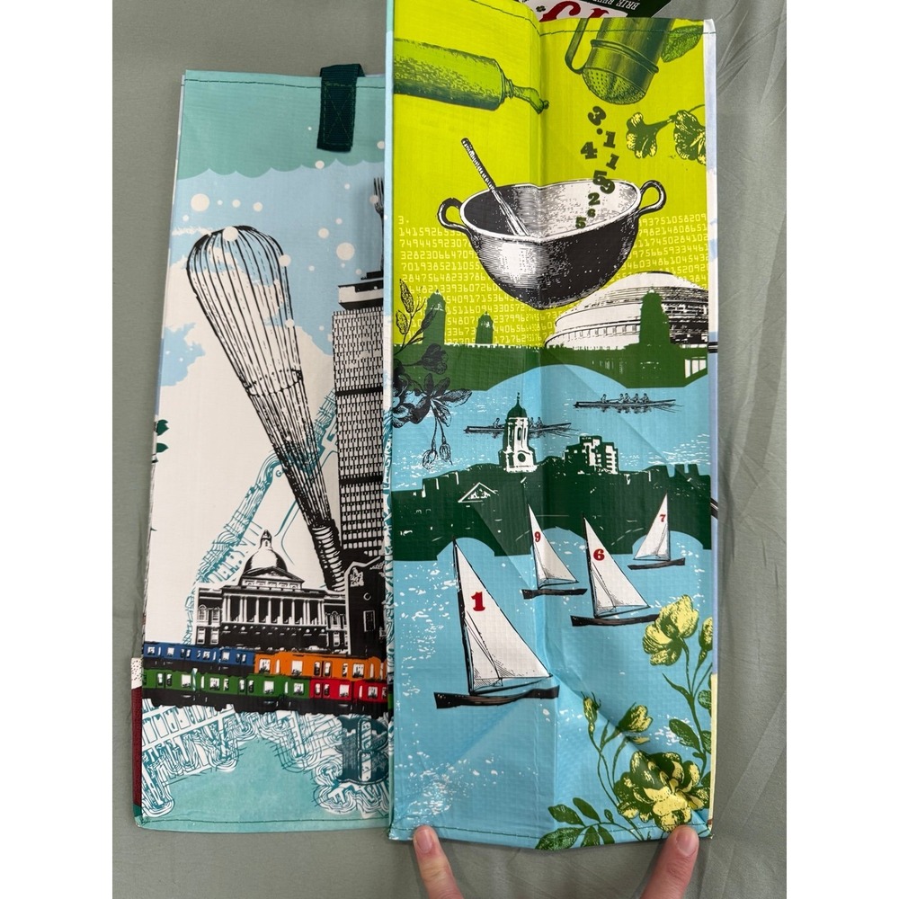 Trader Joe's Boston Reusable Tote Bag City Skyline Lobster Theme (2024) - Picture 3 of 7